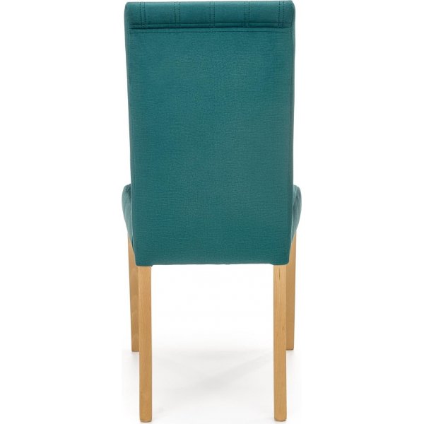 Chaise de salle à manger Heather - Velours vert Chaise de salle à manger Heather - Velours vert