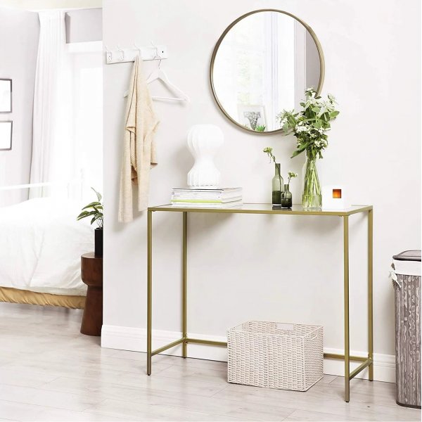 Canvas avlastningsbord - Guld Canvas avlastningsbord - Guld