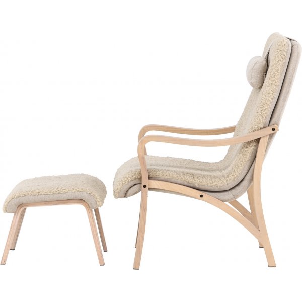 Fårö loungestol - Brun Fårö loungestol - Brun