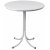 Holmsund utebord runt 70 cm - Vit