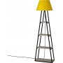 Pal golvlampa - Ljus mocka/gul