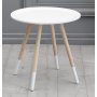Oslo lampbord 48 cm - Vit/ljus ek