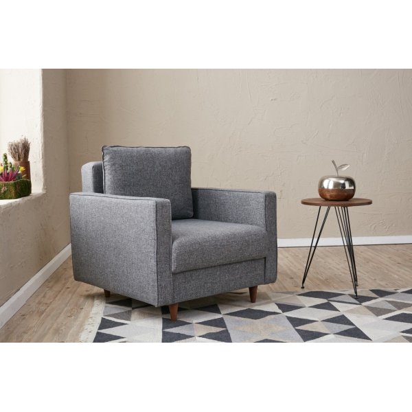 Fauteuil Eca - Gris