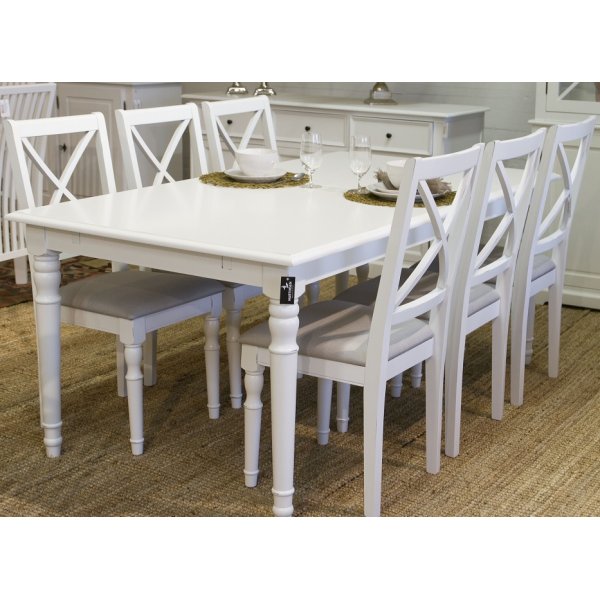 Herrgård matbord antikvitt 180x100 cm Herrgård matbord antikvitt 180x100 cm