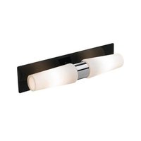 Månstad Vägglampa - Svart/Krom/Vit Månstad Vägglampa - Svart/Krom/Vit