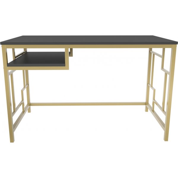Kennesaw skrivbord 120 x 60 cm - Guld/antracit Kennesaw skrivbord 120 x 60 cm - Guld/antracit