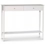 Flash konsolbord 100 x 31 cm - Vit / mssing