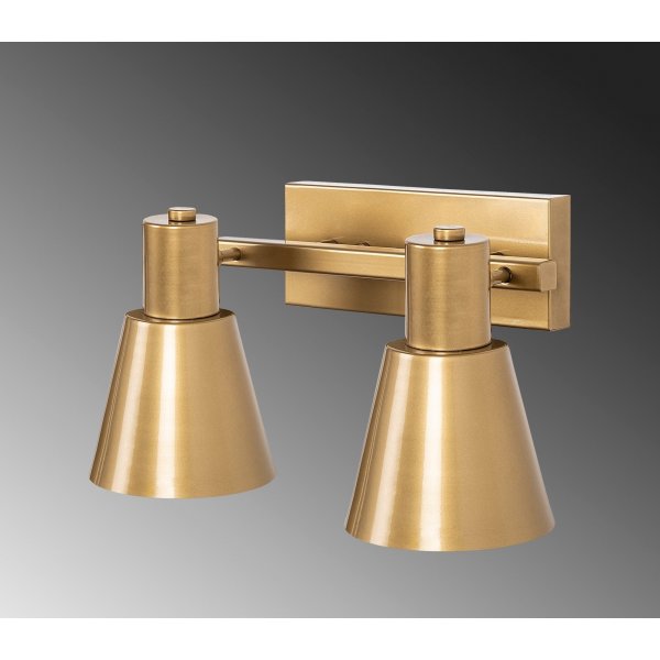 Gunnel wandlamp 13093 - Goud