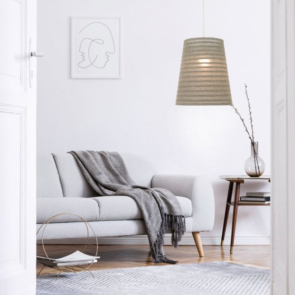 Fussili taklampa - Grå Fussili taklampa - Grå