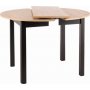 Dante eettafel 102-142 x 102 cm - Ambachtelijk eiken/zwart