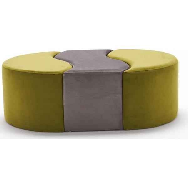 Alya sittpuff - Grn/mink