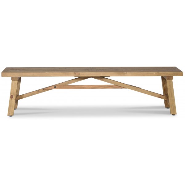 Woodforge vintage sittbnk i tervunnet tr