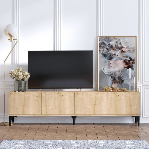 Nora TV-bänk - Safir ek Nora TV-bänk - Safir ek
