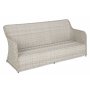 Soffgrupp Bergamo med ftljer, pallar & bord - Beige/beige melerad