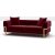 Magenta 2-sits soffa - Röd