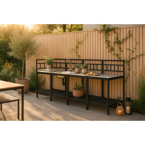 Utekk komplett svart - Alicante