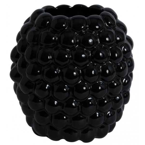 Vas Big Bouble H25 cm - Svart