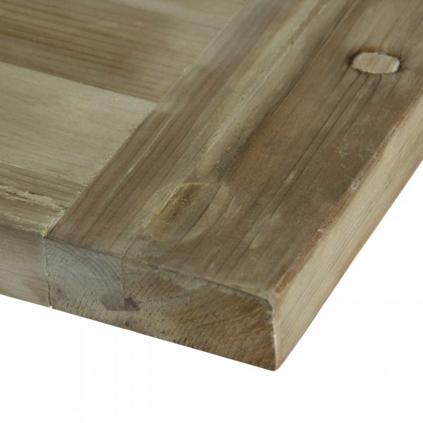 Rufus matbord med kryssben i �tervunnen furu 240x100 cm