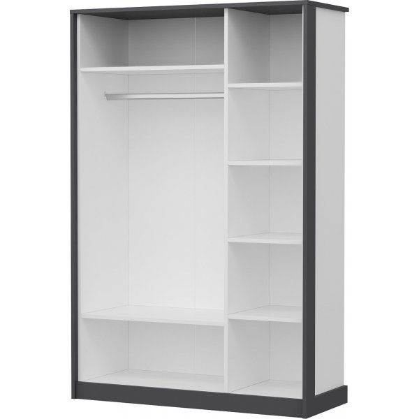 Life garderob - Antracit/vit Life garderob - Antracit/vit