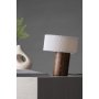 Brans bordslampa - Valnt/Vit