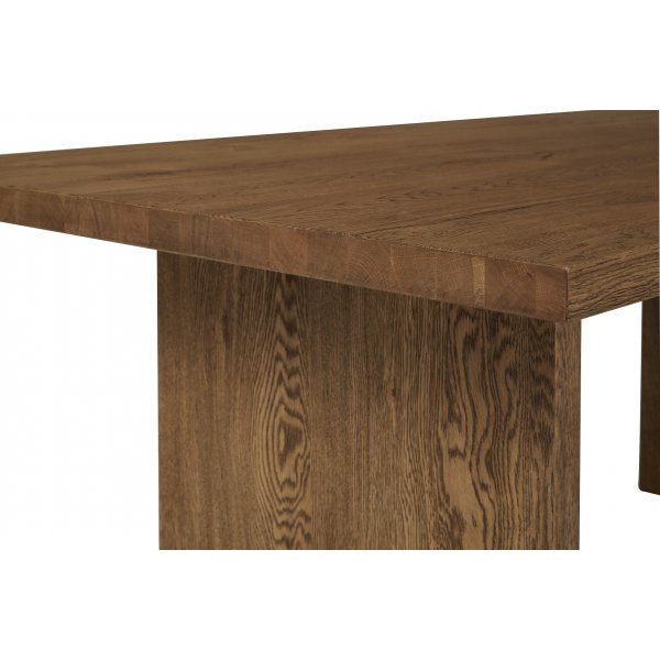 Bryssel matbord 190-290 cm (2 klaffar ingår) - Brun rustik ek Bryssel matbord 190-290 cm (2 klaffar ingår) - Brun rustik ek