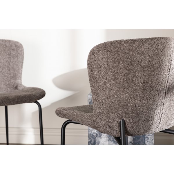 Modesto matstol - Brun boucle Modesto matstol - Brun boucle