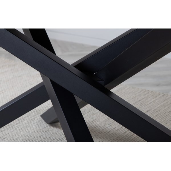 Piazza matbord 180 x 90 cm - Svart Piazza matbord 180 x 90 cm - Svart