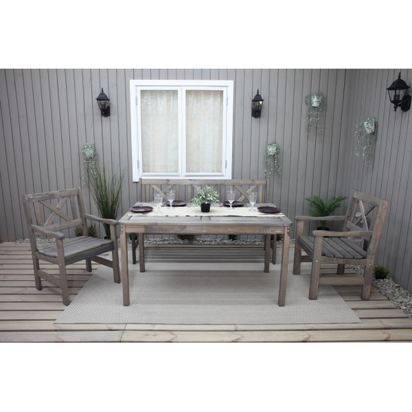 Bollnäs outdoor groep - Klassiek grijs Bollnäs outdoor groep - Klassiek grijs