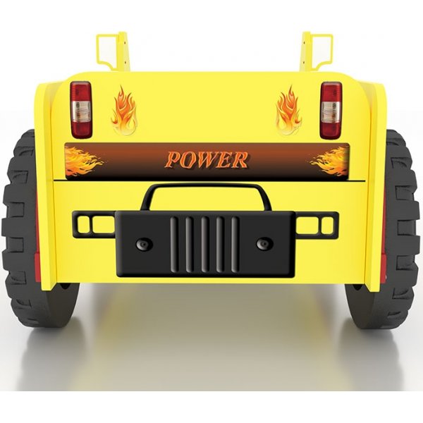 Monstertruck barns�ng - 90 x 190 cm