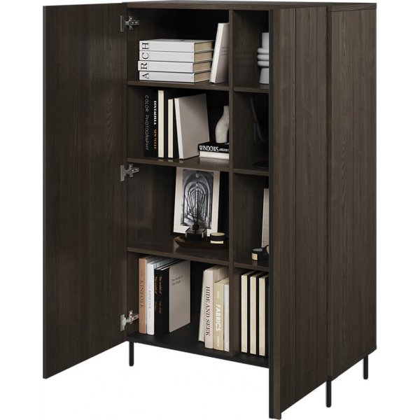 Piemonte skåp - Portland ask/svart Piemonte skåp - Portland ask/svart