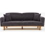 Reims 3-sits soffa - Antracit