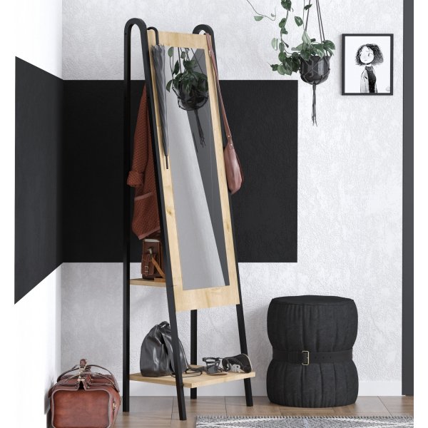 Monet halmeubel Eiken/zwart