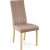 Chaise de salle  manger chin - Velours beige/htre