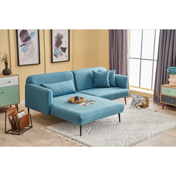 Canapé divan Revos gauche - Turquoise Canapé divan Revos gauche - Turquoise