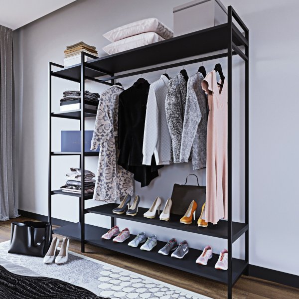 Meuble d'entrée Pamir - Noir Meuble d'entrée Pamir - Noir