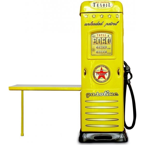 Bensinpump garderob nedfllbart skrivbord - Valfri frg