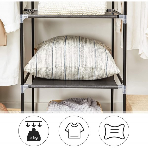 Armoire Katerina 150 x 175 cm - Noir Armoire Katerina 150 x 175 cm - Noir