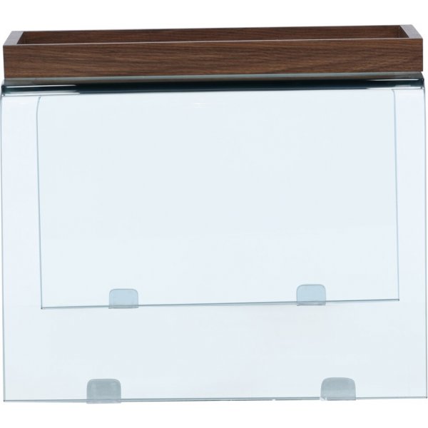 Telemark soffbord 110 x 50 cm - Transparent/Valnöt Telemark soffbord 110 x 50 cm - Transparent/Valnöt