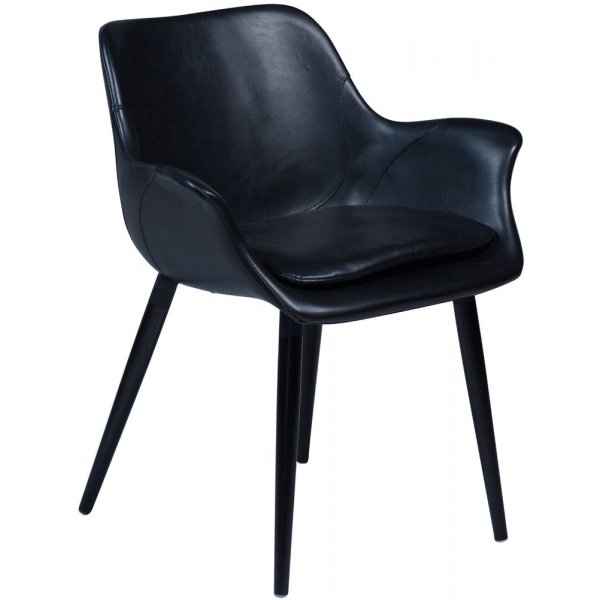 Combino karmstol - Vintage svart