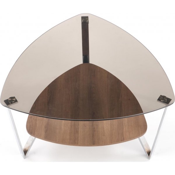 Gail soffbord 80 x 80 cm - Brun