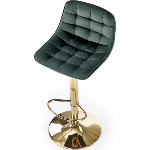 Tabouret de bar Pelican 120 - Vert foncé/or Tabouret de bar Pelican 120 - Vert foncé/or