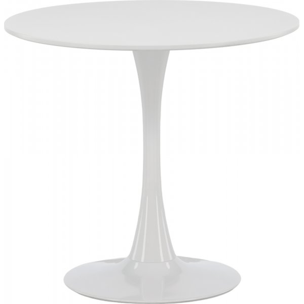 Hamden matbord 80 cm - Vit