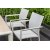 Groupe de repas Urbanite avec table  manger 160 cm et 4 chaises de salle  manger empilables - Beige