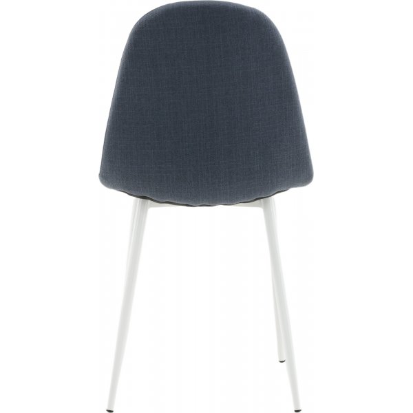 Chaise de salle à manger Bridge - Bleu/blanc Chaise de salle à manger Bridge - Bleu/blanc