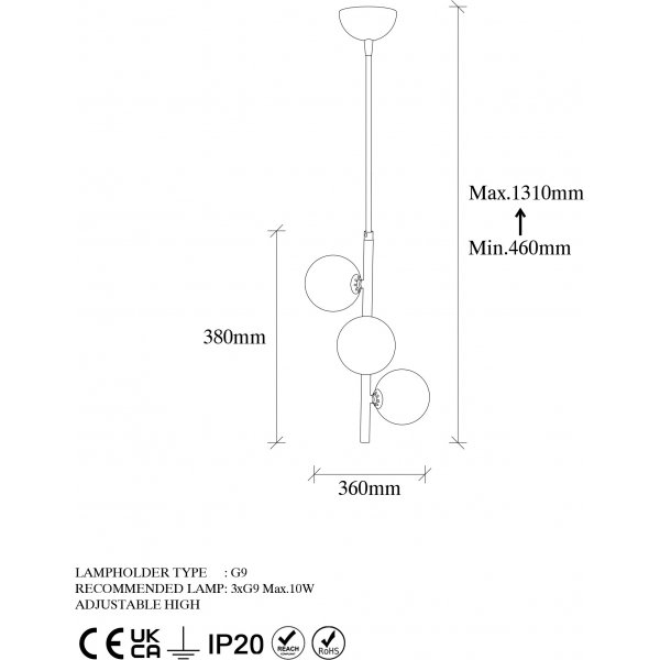 Plafonnier Domino 11047 - Noir/blanc Plafonnier Domino 11047 - Noir/blanc