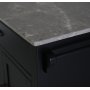 Heritage Kks med marmor - Svart stomme / Gr Emprador marmor