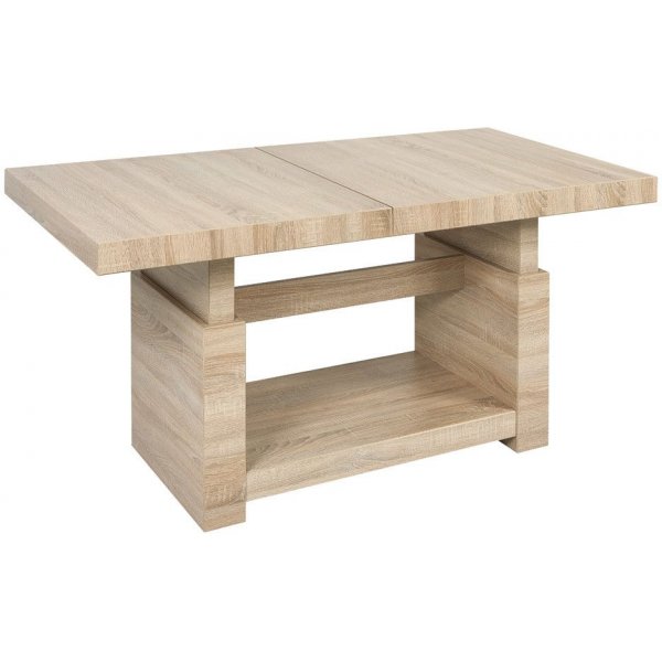 Emilio eettafel 140-220 x 80 cm - Eiken Emilio eettafel 140-220 x 80 cm - Eiken