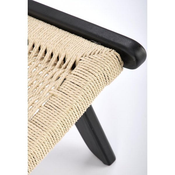 Fauteuil Foden - Beige/noir