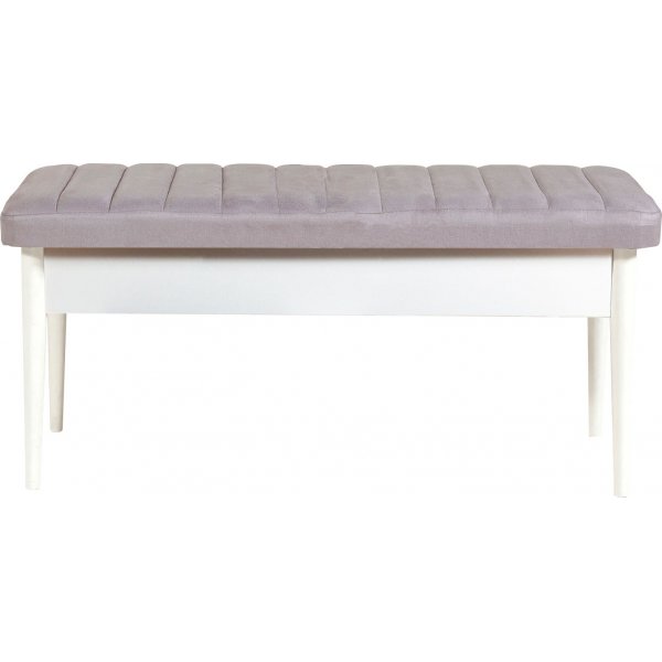 Vina 0701 matgrupp med soffa - Vit/ljusgrå Vina 0701 matgrupp med soffa - Vit/ljusgrå