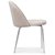 Tiffany velvet stol - Beige/Krom